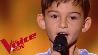 Les Enfoirés  Juste une petite chanson  Mathis  The Voice Kids France 2018  Blind Audition [upl. by Grimbal]