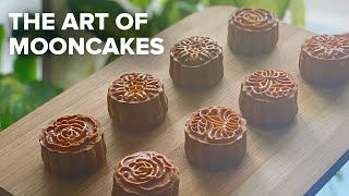 How To Make Mooncakes • Tasty [upl. by Enirhtac]