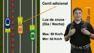 Autoescuelacom  42 Carriles Especiales actualizado 2022 [upl. by Azmah]