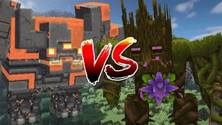 Minecraft redstone monstrosity vs jungle abomination [upl. by Nancey]