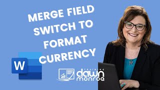 How to Add Merge Field Switch for Currency Formatting  Microsoft Word [upl. by Ynohtnacram]