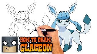 How to Draw Glaceon  Pokemon [upl. by Rourke]