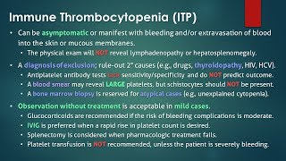 Immune Thrombocytopenia ITP [upl. by Covell]