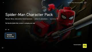 LEGO Marvels Avengers  All SpiderMan Characters SpiderMan DLC Pack Free Roam [upl. by Benedict]