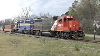 4X Railfanning the Heart of Georgia Railroad Cordele  Abbeville GA 0310112017 ©mbmars01 [upl. by Remo957]