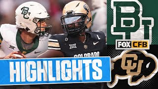 Baylor Bears vs Colorado Buffaloes Highlights  FOX College Football [upl. by Nylasoj58]