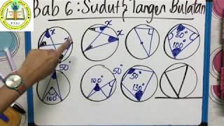 Bab 6 Sudut amp Tangen Bulatan MATEMATIK TINGKATAN 3 [upl. by Enialem]