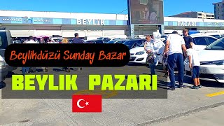 Biggest Sunday Market in Beylikduzu Istanbul  Beylik Pazari  Cheap shopping  Sarvat [upl. by Anitsirt]