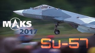 MAKS 2017  SU57 The Pinnacle of Russian Air Domination  HD 50fps [upl. by Paymar]