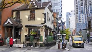 Toronto YORKVILLE village in Downtown Toronto  Canada Travel 4k [upl. by Adine377]