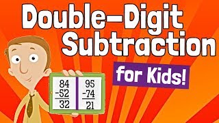 DoubleDigit Subtraction for Kids [upl. by Denis]