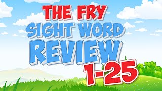 Fry Sight Word Review  125  Jack Hartmann [upl. by Diad]