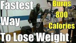 Fastest Way to Lose Weight  This 40min HIIT Elliptical Workout Burns 800 calories [upl. by Feeney]