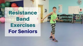 10 Minute Resistance Band Workout For Seniors [upl. by Nirraj]