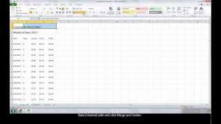 How to Merge Cells and Use Alignment Options in Excel [upl. by Aba582]