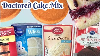 Doctored Cake Mix Tutorial  Baking 101 [upl. by Alburga]