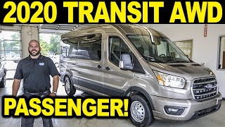 2020 Ford Transit Passenger Van AWD  Exterior amp Interior REVIEW [upl. by Atiuqat]