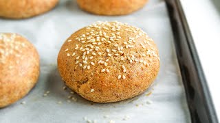 KETO HAMBURGER BUNS  EASY KETO BUNS RECIPE [upl. by Lamee683]