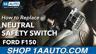 How To Replace Neutral Safety Switch 9703 Ford F150 [upl. by Wenona925]