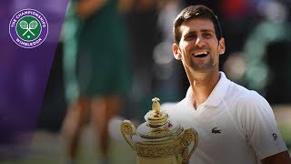 Novak Djokovic postfinal interview  Wimbledon 2018 [upl. by Nekcerb934]