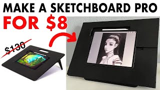 8 Sketchboard Pro DIY  Sketchboard Pro Alternative  iPad Pro Drawing Stand Board  DIY Tutorial [upl. by Barta]