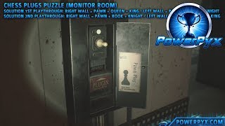 Resident Evil 2 Remake  Sewers Chess Plugs Puzzle Solution 1st amp 2nd Playthrough Solution [upl. by Strenta278]