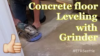 Leveling Uneven Concrete with Grinder [upl. by Talbert]