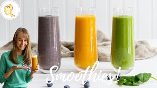 Energy amp Immune Boosting Smoothies to Start Your Day Off Right  plantbased vegan [upl. by Pooley]