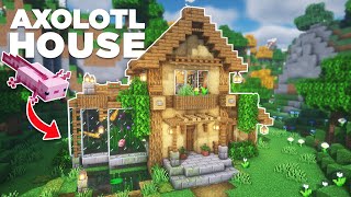 Axolotl House  Minecraft Tutorial [upl. by Karilynn]