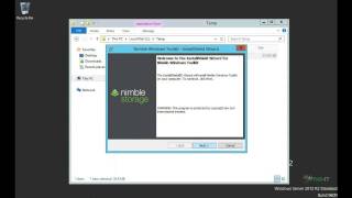 Nimble Storage Windows Integration Kit Install [upl. by Winifield813]