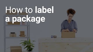 How to label a package [upl. by Thorner661]