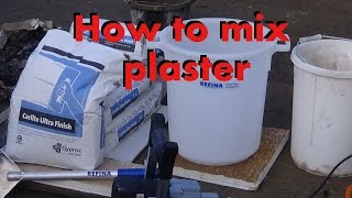 How To Mix Plaster [upl. by Lanti]