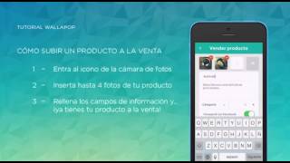 Tutorial Wallapop  Como subir un producto iPhone [upl. by Hsihsa]