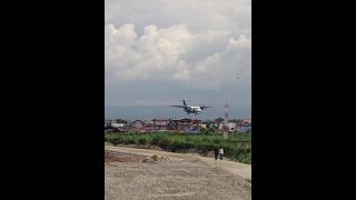 Beautiful View  Buddha Air Landing at Bharatpur Airport [upl. by Ranee]