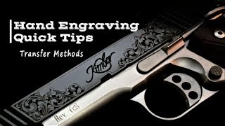 Engraving Quick Tips 1  Transfers [upl. by Brownley]