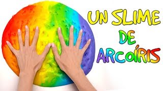 Cómo hacer un Slime Arcoíris🌈💩 [upl. by Aloiv]