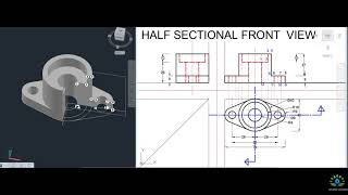 Sectional View in Engineering Drawing [upl. by Prendergast]