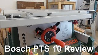 Bosch PTS 10 Unboxing Assembly and Review English [upl. by Yenwat]