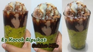 Viral Cara Buat Es Kocok Alpukat Coklat Milo [upl. by Eraste]