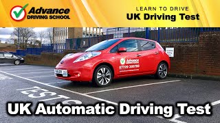 UK Automatic Driving Test Replica 2024 full route without SatNav [upl. by Aninad857]