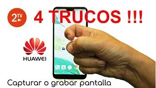 Captura de pantalla y grabación en Huawei ¡4 TRUCOS IMPERDIBLES [upl. by Adieren]