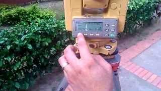 CURSO BÁSICO ESTACIÓN TOTAL TOPCON GTS229 PARTE 1 UFPS [upl. by Ryder]