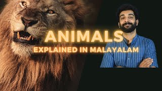 Animals  Explained in Malayalam [upl. by Nwahsad373]