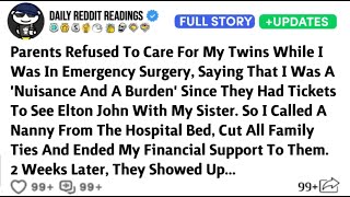 Parents Refused To Care For My Twins While I Was In Emergency Surgery Saying That I Was A Nuisance [upl. by Brey]