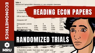 How to Read Economics Research Papers Randomized Controlled Trials RCTs [upl. by Par6]