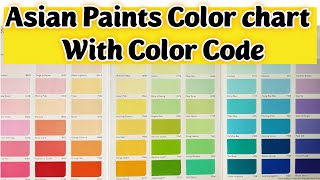 Asian Paints Colour Combination with Code Asian Paints Shade Card  Asian Paints Colour Combination [upl. by Nylecoj838]