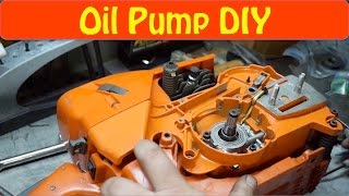 Husqvarna 372XP Oil Pump DIY [upl. by Thorpe]