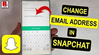 How To Change  Replace Email Address In Snapchat [upl. by Nehtan198]