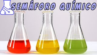 Semáforo Quimico Experimento Reacción Redox [upl. by Anstice459]