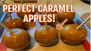 How to make PERFECT CARAMEL APPLES Tutorial  Recipe [upl. by Avlasor]